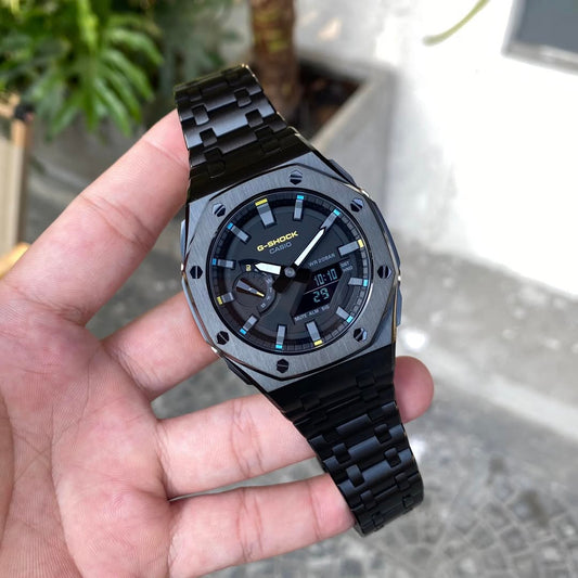 GSHOK ALL BALCK #1004